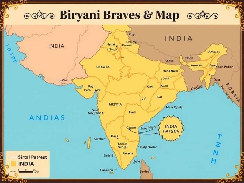 Biryani Braves India Map